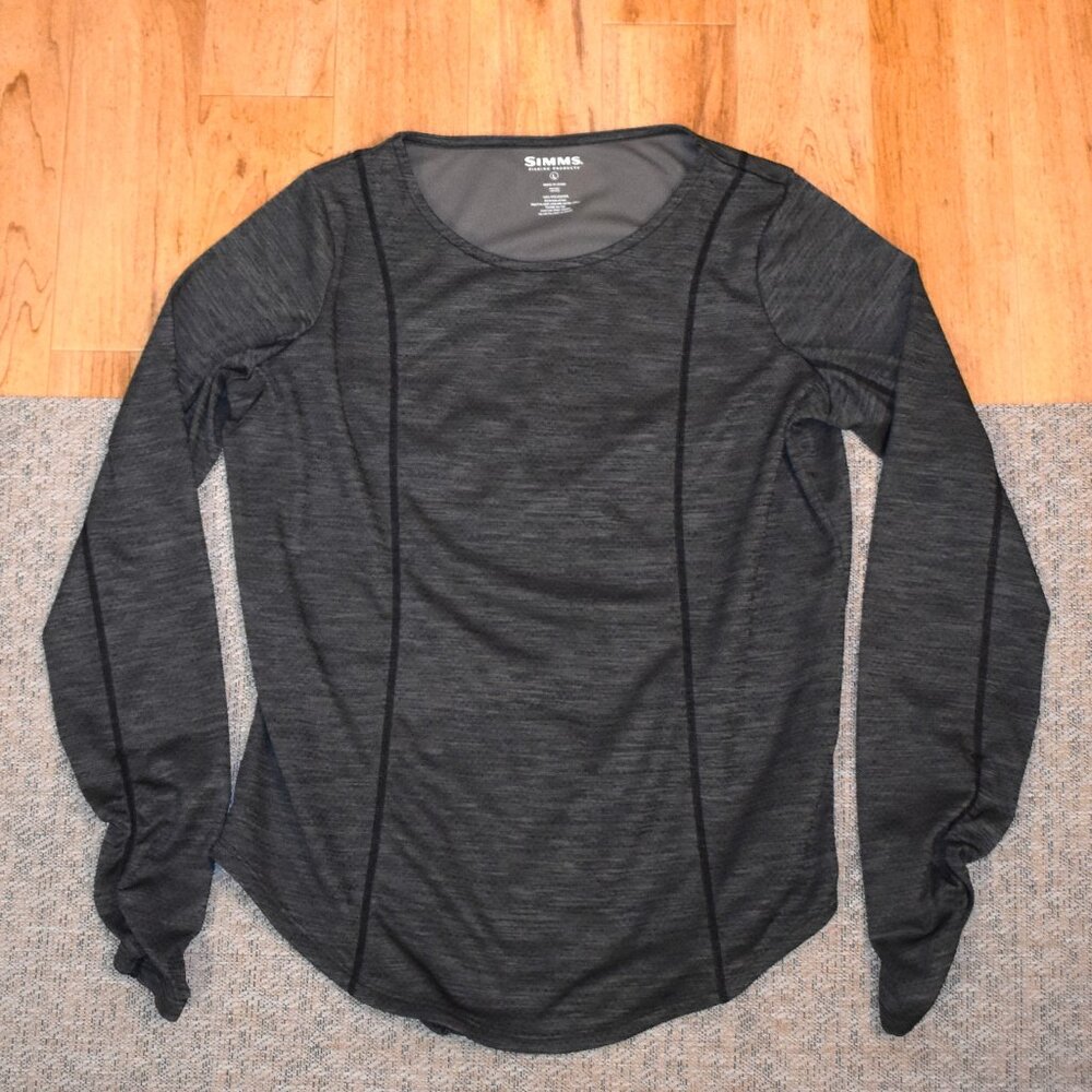 Simms Women's‎ Lightweight Core Top Base Layer Shirt Sz LG